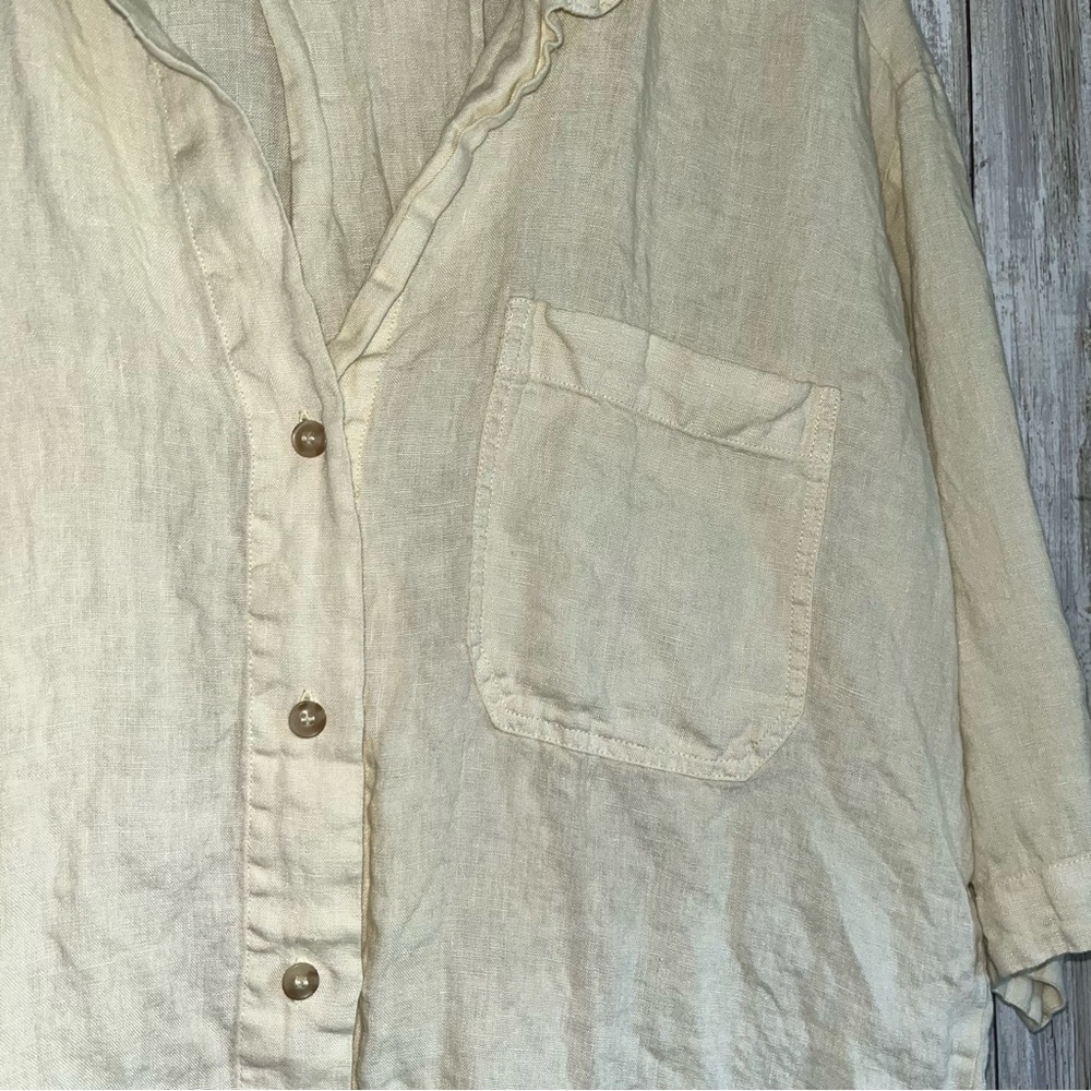 Zara Julia Pure Linen Sand Oversized Set - Picture 3 of 12